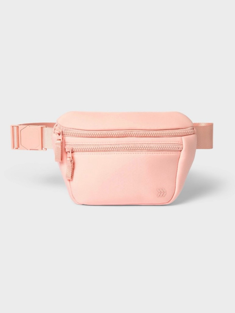 NWT All In Motion Premium Belt Bag Blush Pink Water-Resistant Knit Fanny Pack - Picture 3 of 15